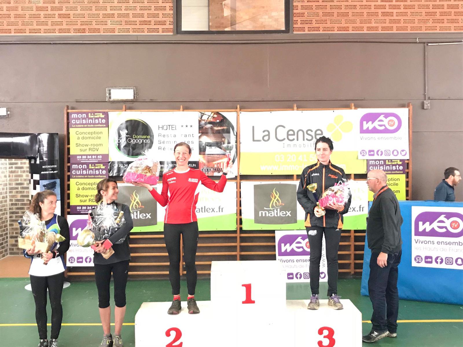 Bravo ! Le podium pour Chrystel