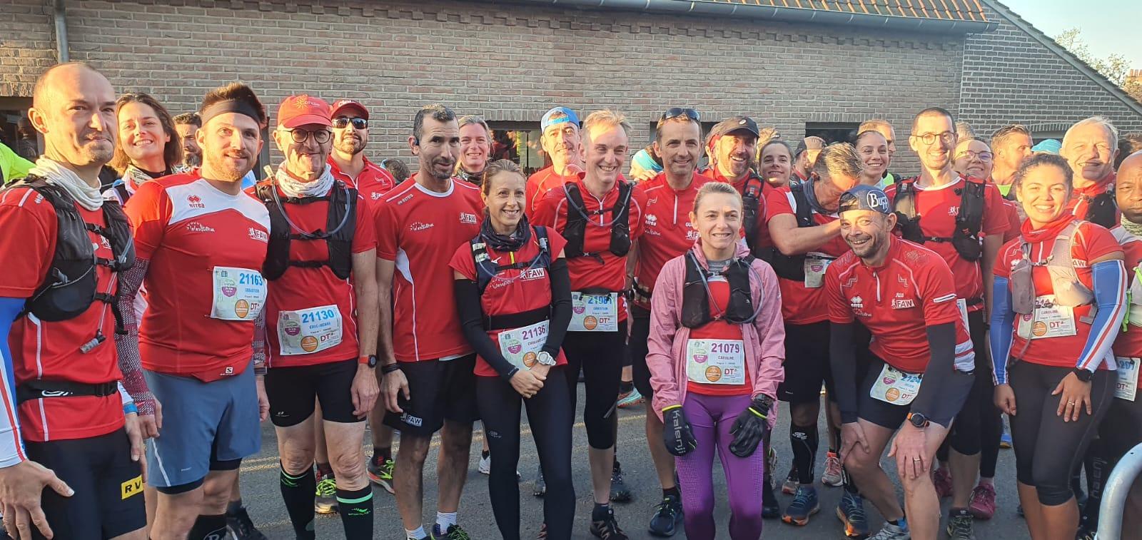 Avant le départ du 21 kms