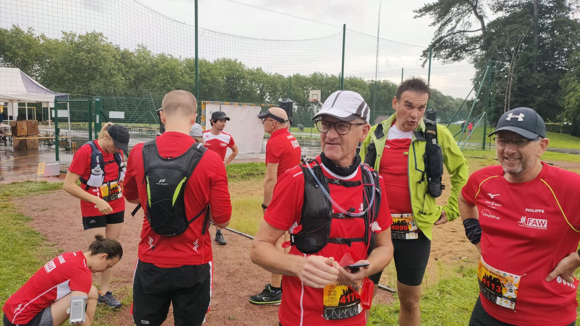 Après l'arrivée