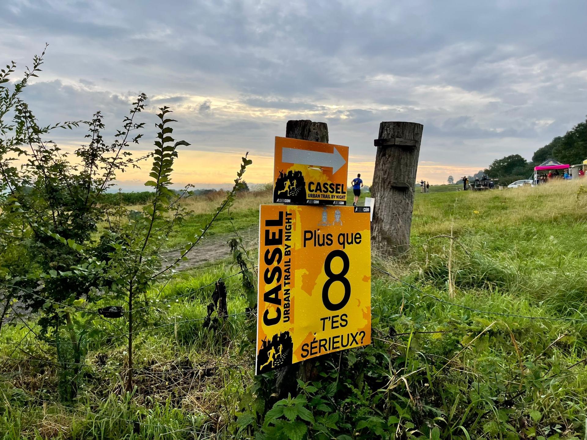 Les beaux panneaux où les kms se décomptent