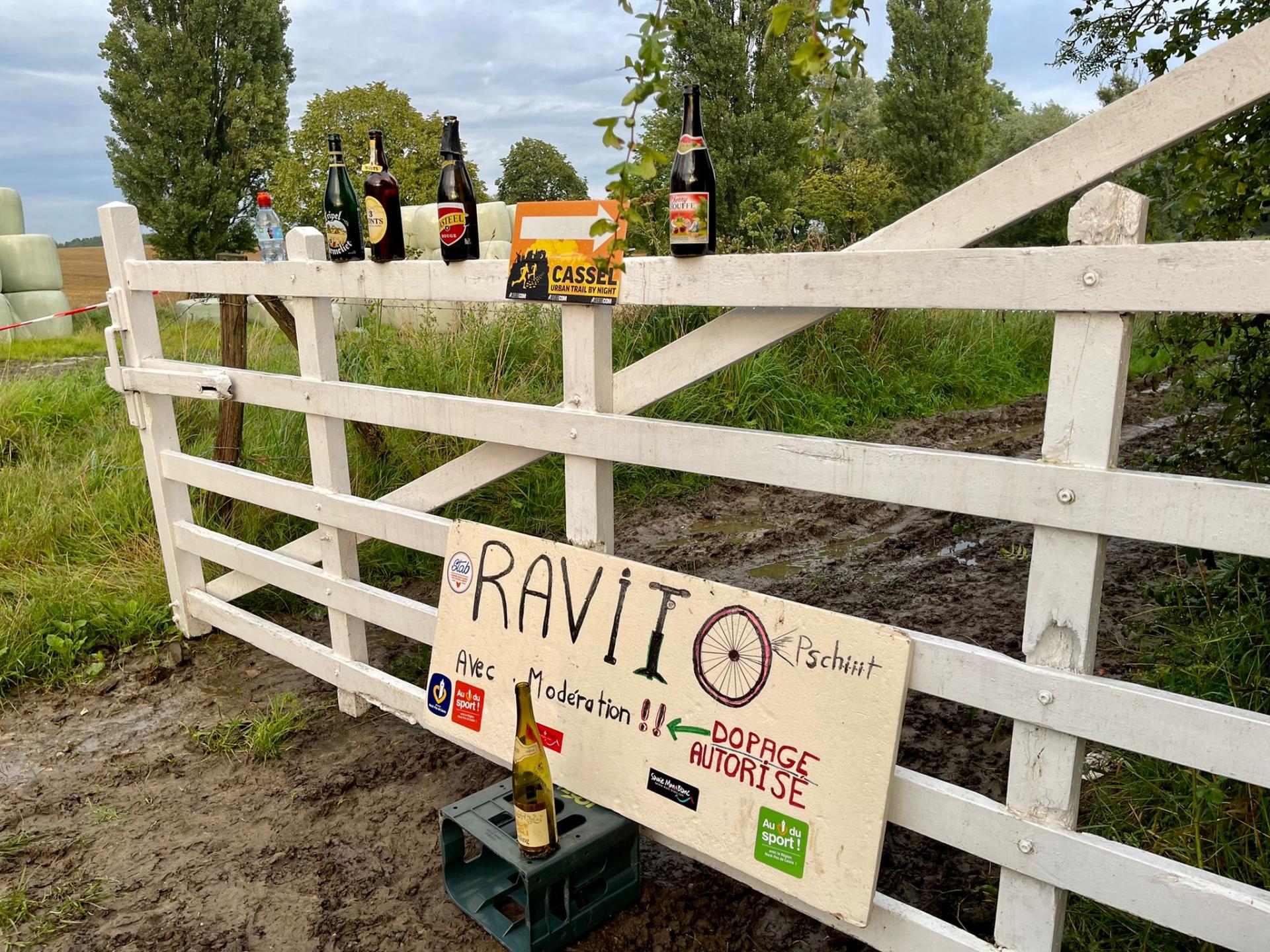 Le ravito ? C'est après la ligne d'arrivée