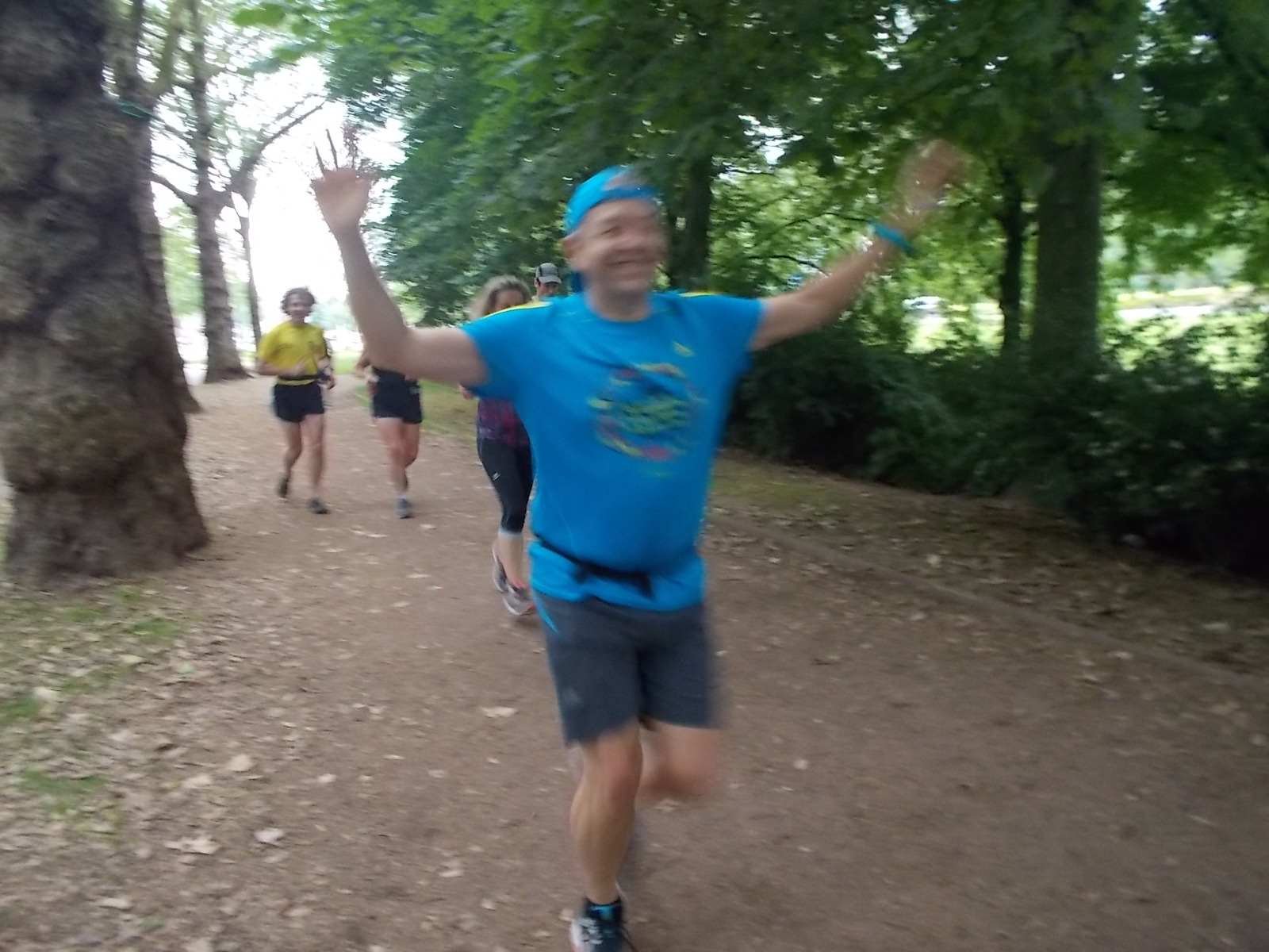 séance de fractionné au parc Barbieux