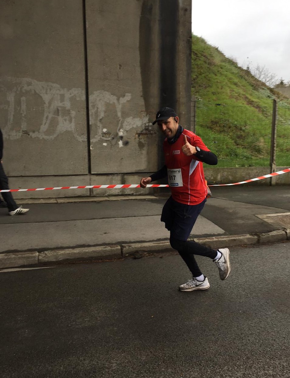 En plein semi-marathon