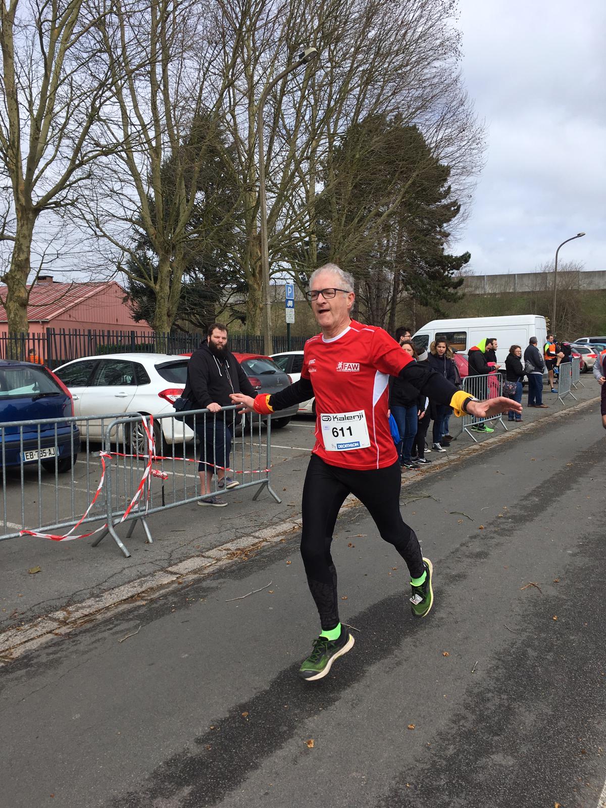 En plein semi-marathon