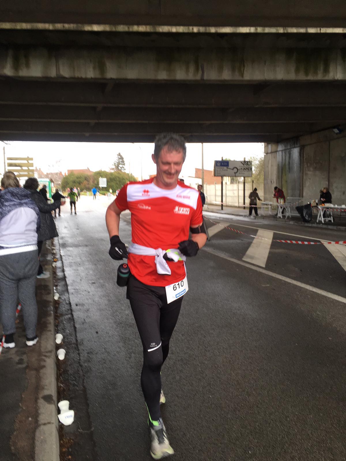 En plein semi-marathon