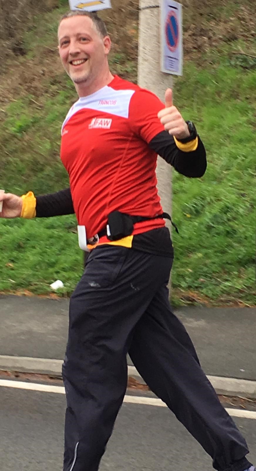 En plein semi-marathon