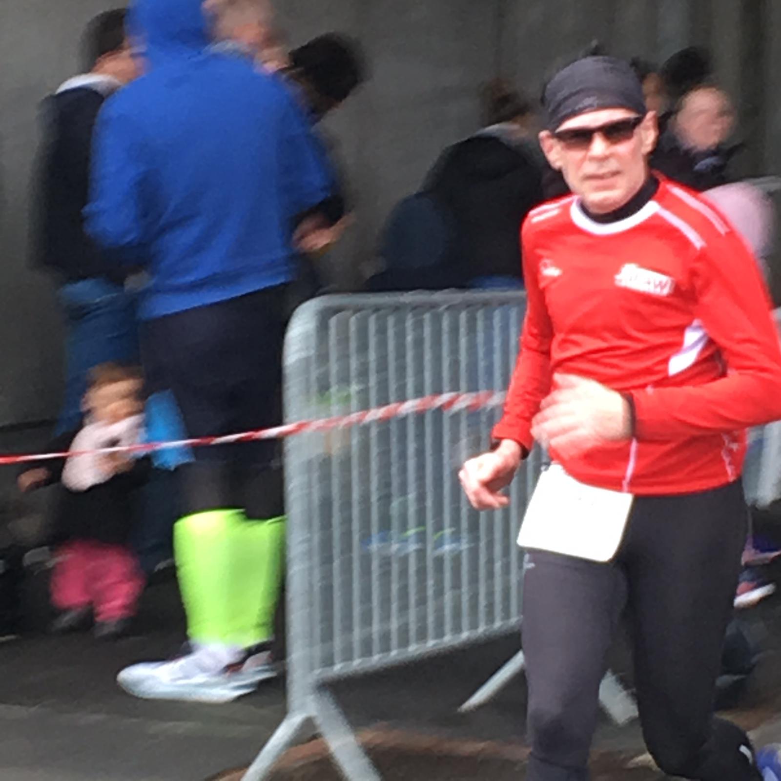 En plein semi-marathon