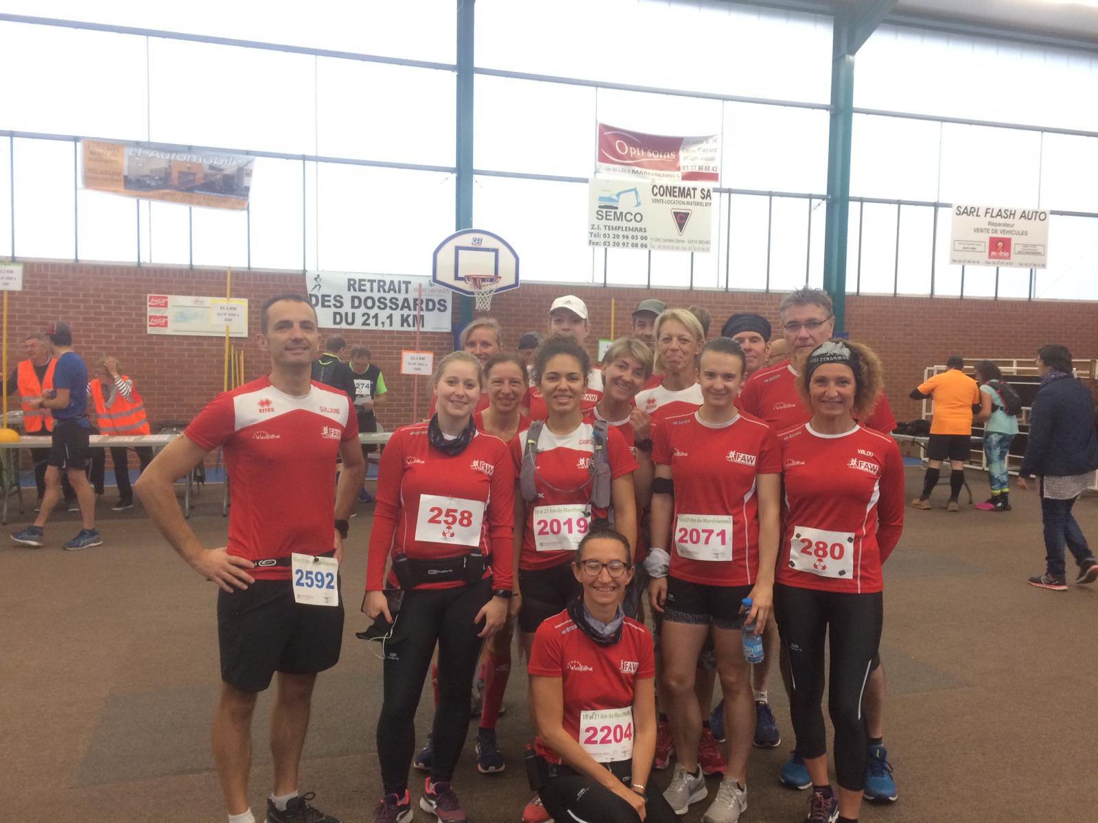 Avant le départ des courses