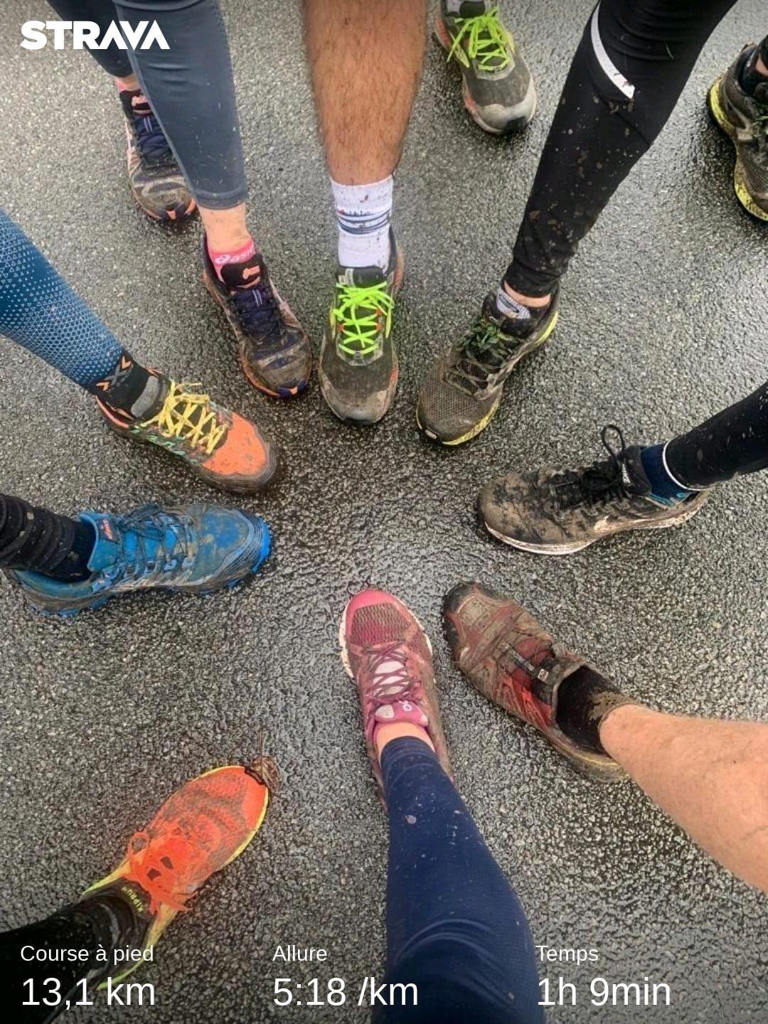 Des chaussures bien crottées