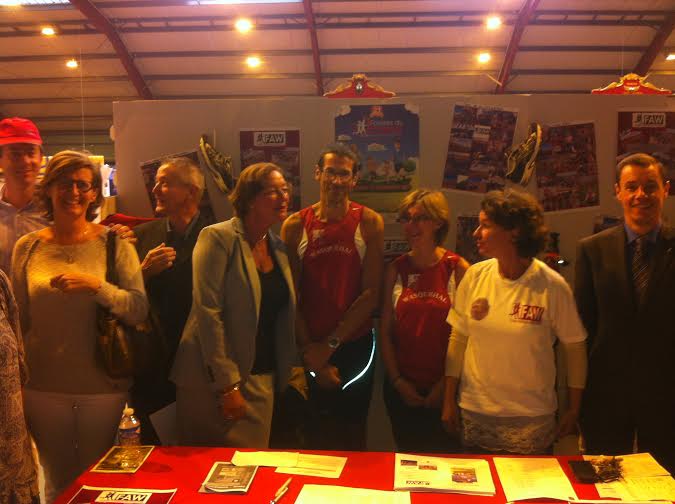 Les Faw avec Madame Le Maire