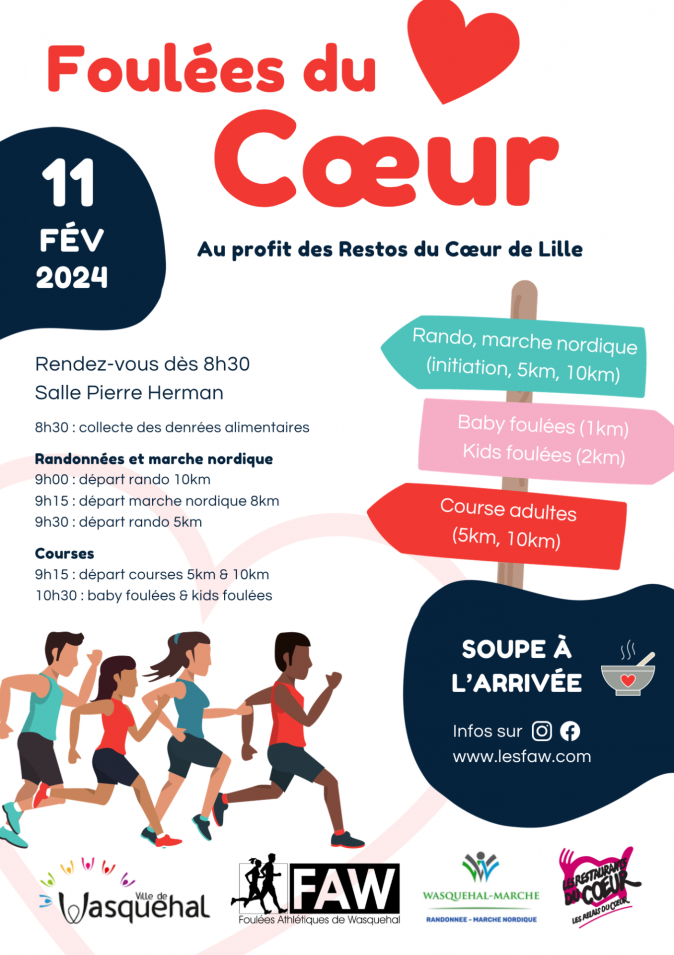 Faw foulees du c ur affiche