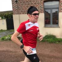 En plein effort dans le 10 kms