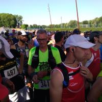 Prêts pour le départ du 16 kms