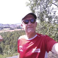 Un pose photo au sommet du terril
